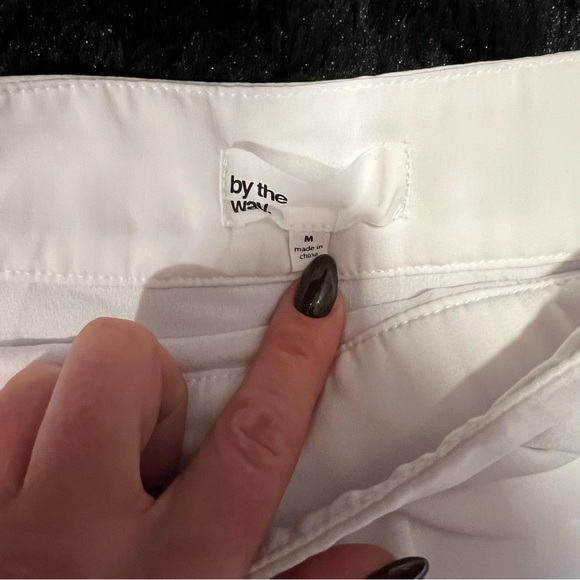 White wrap mini skirt - Picture 4 of 4